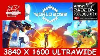World Boss - 3840x1600 4k Ultrawide Gameplay. RX 7900 XTX. ULTRA. Amazing & Fun Roguelike Shooter