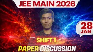 Jee mains 28 jan shift 1 | paper discussion #jee2026 #physics #revision #jee #shift1
