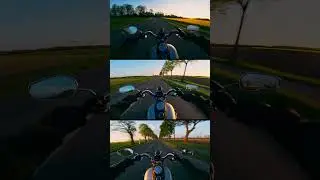 Sunset Vibes 🌇 Harley Super Glide POV [4K]