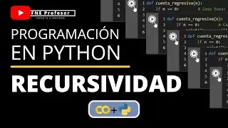 RECURSIVIDAD EN PYTHON | PROGRAMACIÓN RECURSIVA | PROGRAMACIÓN FUNCIONAL