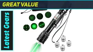 Cowjag Green Laser Pointer Flashlight: The Ultimate High Power Beam for Adventure!