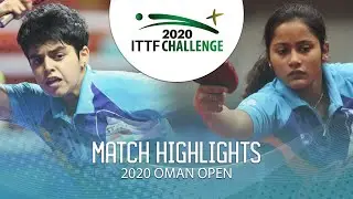 Kamath Archana Girish vs Dutta Moumita | 2020 ITTF Oman Open Highlights (Group)