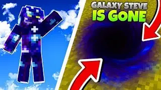 Minecraft Steve Saga -  GALAXY STEVE CREATED A BLACK HOLE