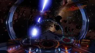 Elite Dangerous System of Wonders - Boosting into the exclusion zone of a ringed neutron star