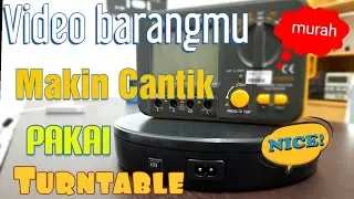Alat ini murah! || Stand Display Putar || Rotating Turntable for Video and Photography.