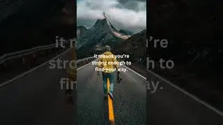 Alone but Unstoppable 🚶🔥 #WalkYourPath #AloneNotLost #LifeQuotes #InspireTheWorld