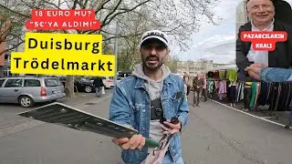 Duisburg Tr&ouml;delmarkt Gezisi 🇩🇪 | 3.000&euro;&rsquo;luk Halı Sohbeti 😱 | 5&euro;&rsquo;ya 18&euro;&rsquo;luk Testere Aldım!