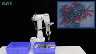 Elivision Robot Vision System Picking M10x35 screw