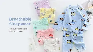 Kid Outfit | Sleepwear Lightweight Pajamas (Natural Video Shooting)