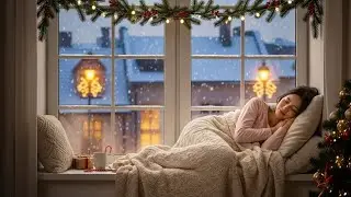 Sleep fast with snow and sound relax ⭐🎁#shorts #sleep #snow #crismas 