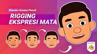 Tutorial Dasar Cara Membuat Rigging Mata Animasi 2D di Blender Grease Pencil