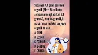 Cara Cepat Menentukan Rumus Empiris Senyawa ORGANIK