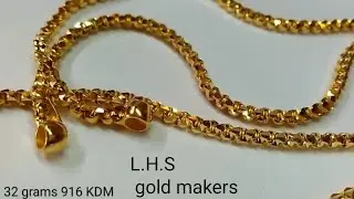 @SHIVABALAJIJEWELLRS 9741217369 New model design ladies Chains 32 grams 916