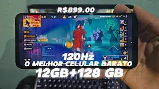 MELHOR CELULAR BARATO! MOTO G34 5G FREE FIRE ULTRA SNAPDRAGON 695 120Hz (Rodou liso?)