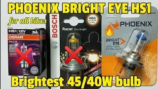 PHOENIX BRIGHT EYE HS1 Brightest 45/40W bulb for all bikes and mopeds