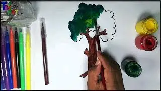 How To Draw A Tree Easy Step By Step For Kids and Children | ToyArt MTM