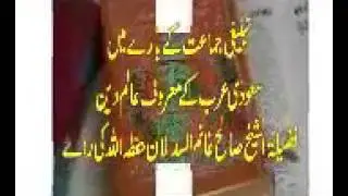 Tableegi jamat by saudi alim shekh saleh ganim asadlan