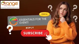 Plan Like a Pro: Event Essentials by Orange Events and Conferences Pvt. Ltd