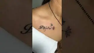 P Name chest tattoo designs | women heart tattoo #luckysingh #girltattoo #chesttattoo #tattoodesigns