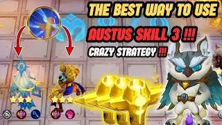 The most underrated skill of Austus !! Aurora x Gatotkaca 3 stars full stack ||  Magic chess mlbb ||