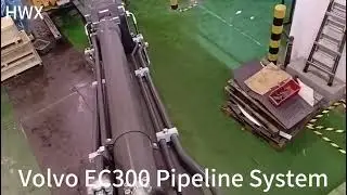 Volvo EC300 Hydraulic Breaker Piping Kits Rock Breaker Pipe Line Kits installation