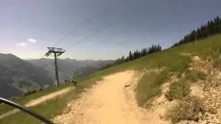 Saalbach (Kohlmais) panorama track 2015