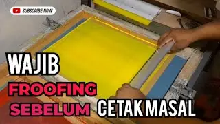 PRUFING SABLON RASTER  #sablon #sablonmanual #sablonraster #sablonbaju