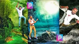 crocodile photo editing tutorial || crocodile photo editing
