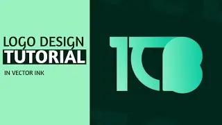 vector logo design using your mobile phone [ vector ink] LETTER T+C+B Logo design