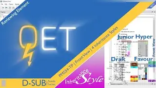 QET QElectroTech, Reviewing Element : PM554-TP | ABB PLC | Inheritance Styles