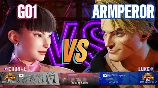 SF6 GO1 (Chun-Li) vs Armperor (Luke) - Modded High Level Street Fighter 6