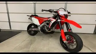 CRF450L Новый облик! Вилки в черном цвете