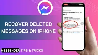 How To Recover Deleted Messages On Messenger On iPhone