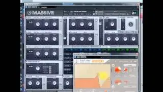 NI Massive Tutorial Filter Section Scream Daft Comb Low High Pass Serial Parallel Routing How to