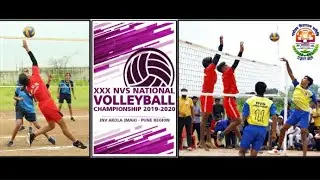 XXX NVS NATIONAL VOLLEYBALL CHAMPIONSHIP 2019-20 II JNV AKOLA (MAH) - PUNE REGION