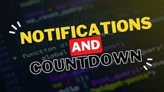 Countdown Notification - Sound Effect with HTML & JavaScript Darija | الدارجة