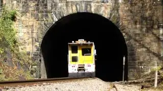 Sperry Railroad Truck Enters Union Dam Tunnel
