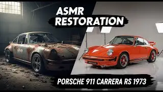 ASMR Car Restoration!😱Abandoned Porsche 911 Carrera RS 1973 Full Rebuild&ndash; Rusted to Like New!