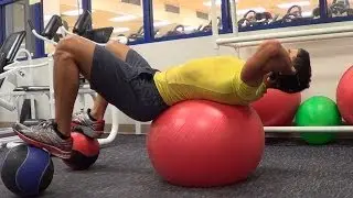 Unstable Stability Ball Core Exercise by Personal Trainer Ivan Blazquez