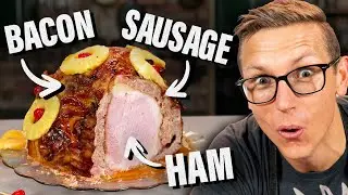 Josh Makes A Bacon-Wrapped Christmas Ham