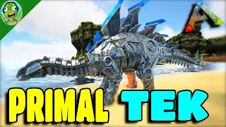 Fighting Primal Tek Dinos! - ep.25 Ark Extinction Core Mod