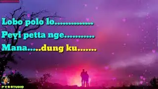 Lobo Polo Lo Nelu Nengan Pe | Karaoke With Scrolling Lyric ||