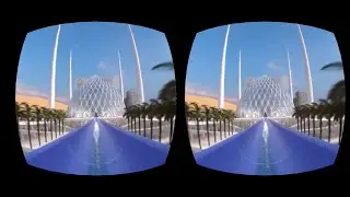 Cool water roller coaster VR box 360