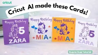 How I Made a Birthday Card Using Cricut Create AI