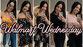 WALMART WEDNESDAY| Spring Summer 2022 CLOTHING TRY ON HAUL|#walmart @Walmart #over40 #over50