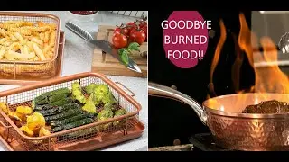 #Best Kitchen Appliances- Crisper Tray for Oven & 12&rdquo; Nonstick Fry Pan W Lid, No Burned Food NOW!