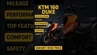 KTM Duke 160 &ndash; Full Specification, Mileage, Price, Top Features & Performance | 2025 Review #bike