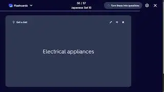 Electrical Appliances ~ 3 Second Japanese Quiz!!! Part of the Reshuffling Flashcards Set 10