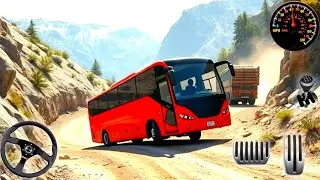 Coach Bus Mountain uphill Offroad Driving Simulator 3D [Android Gameplay]