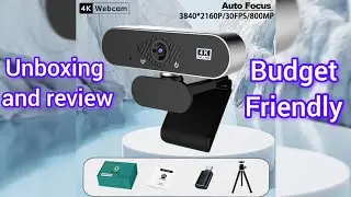 EXHQDR WEBCAM 4K/2K/1080P autofocus, suitable for video conferencing webcast.Plug & play, microphone